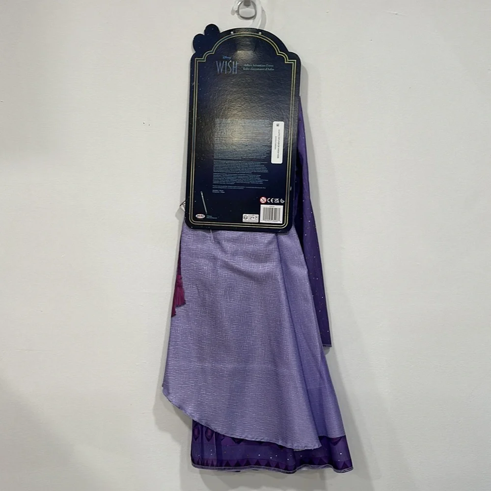 Disney Wish ASHA Adventure Dress Attached Belt Costume 4-6X Jakks Pacific NEW